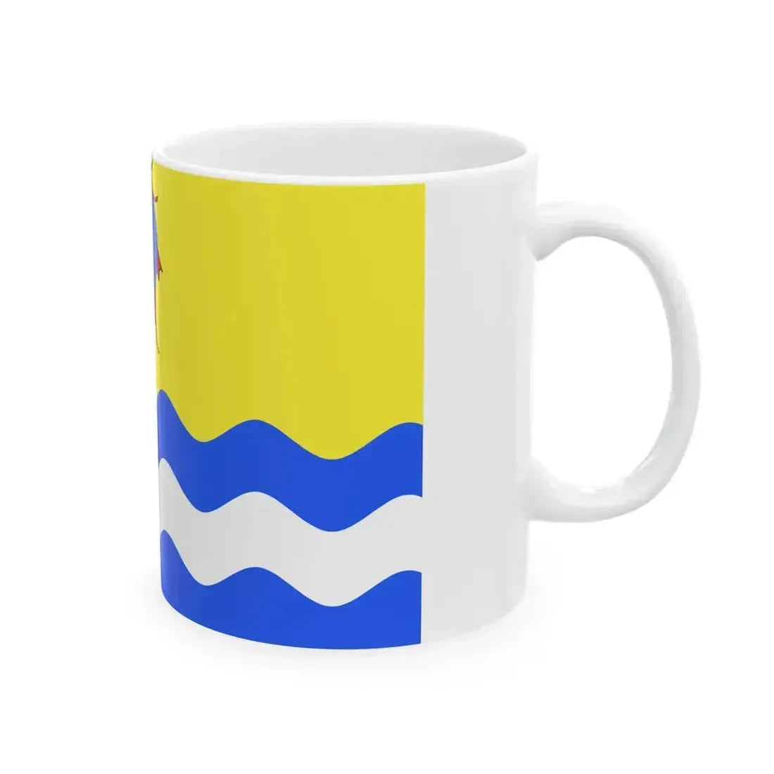 Drapeau departement fr Drome (France) White Coffee Mug - Go Mug Yourself