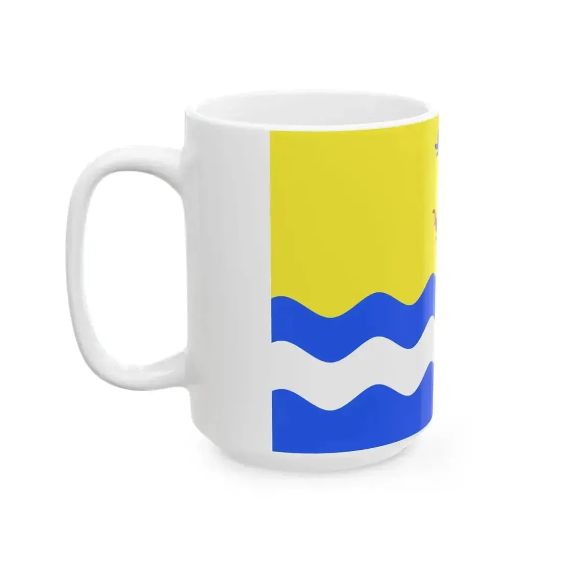 Drapeau departement fr Drome (France) White Coffee Mug - Go Mug Yourself