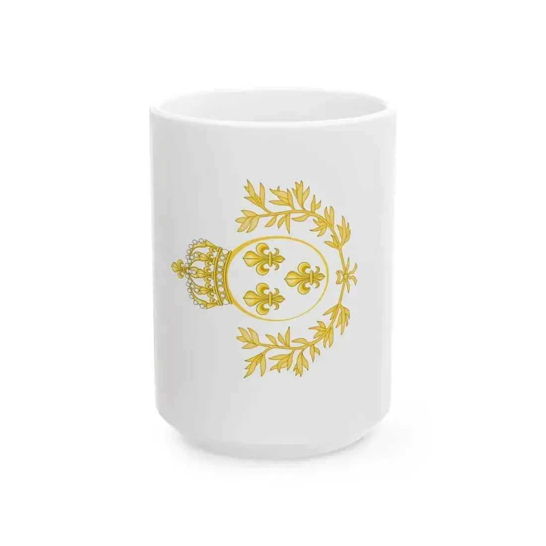 Drapeau du Royaume de France 1814-1830 variante 1 (France) White Coffee Mug 15oz - Go Mug Yourself