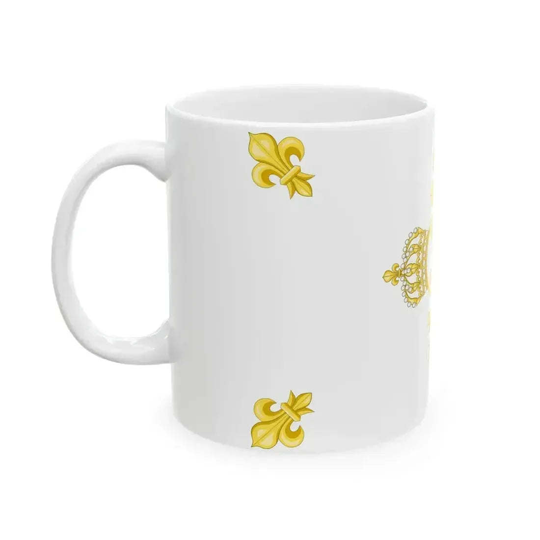 Drapeau du Royaume de France 1814-1830 variante 1 (France) White Coffee Mug - Go Mug Yourself