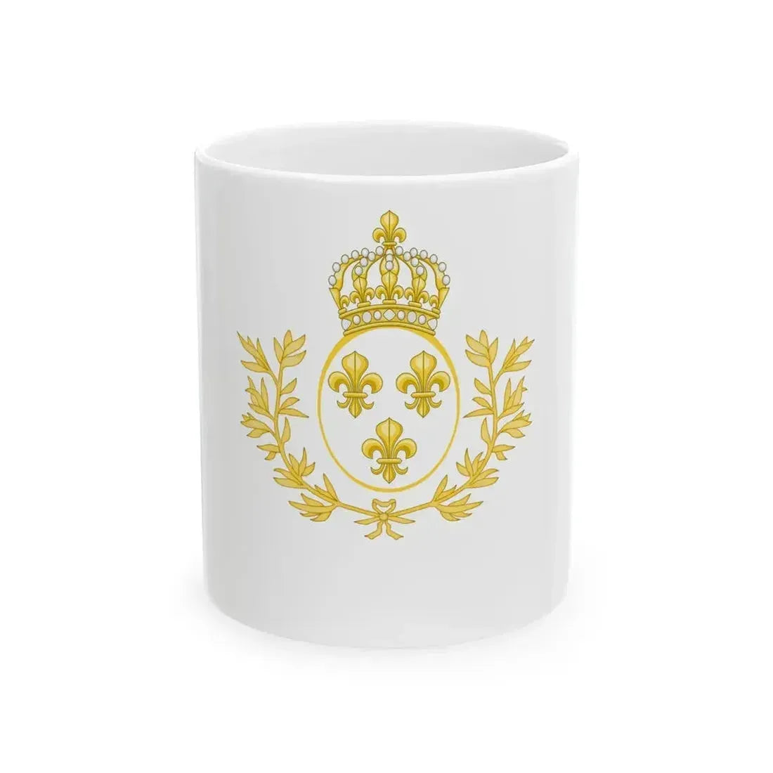 Drapeau du Royaume de France 1814-1830 variante 2 (France) White Coffee Mug 11oz - Go Mug Yourself