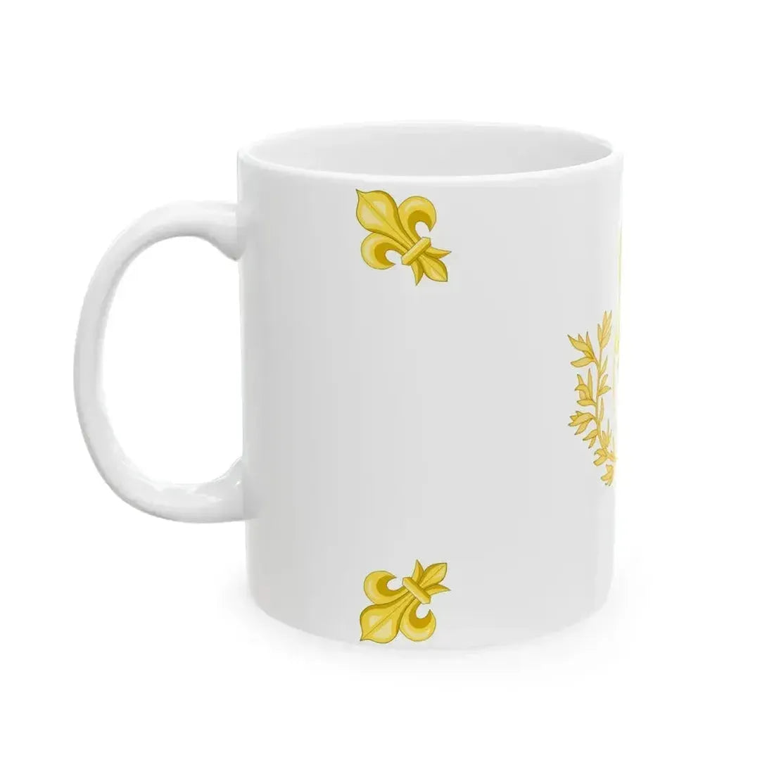 Drapeau du Royaume de France 1814-1830 variante 2 (France) White Coffee Mug - Go Mug Yourself