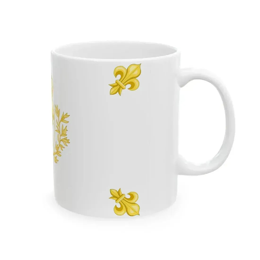 Drapeau du Royaume de France 1814-1830 variante 2 (France) White Coffee Mug - Go Mug Yourself