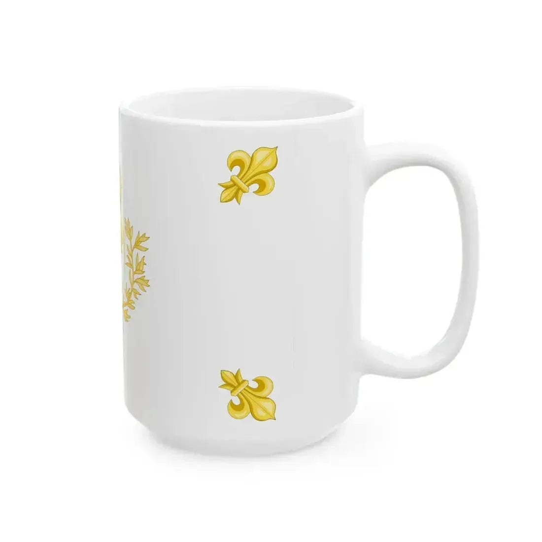 Drapeau du Royaume de France 1814-1830 variante 2 (France) White Coffee Mug - Go Mug Yourself