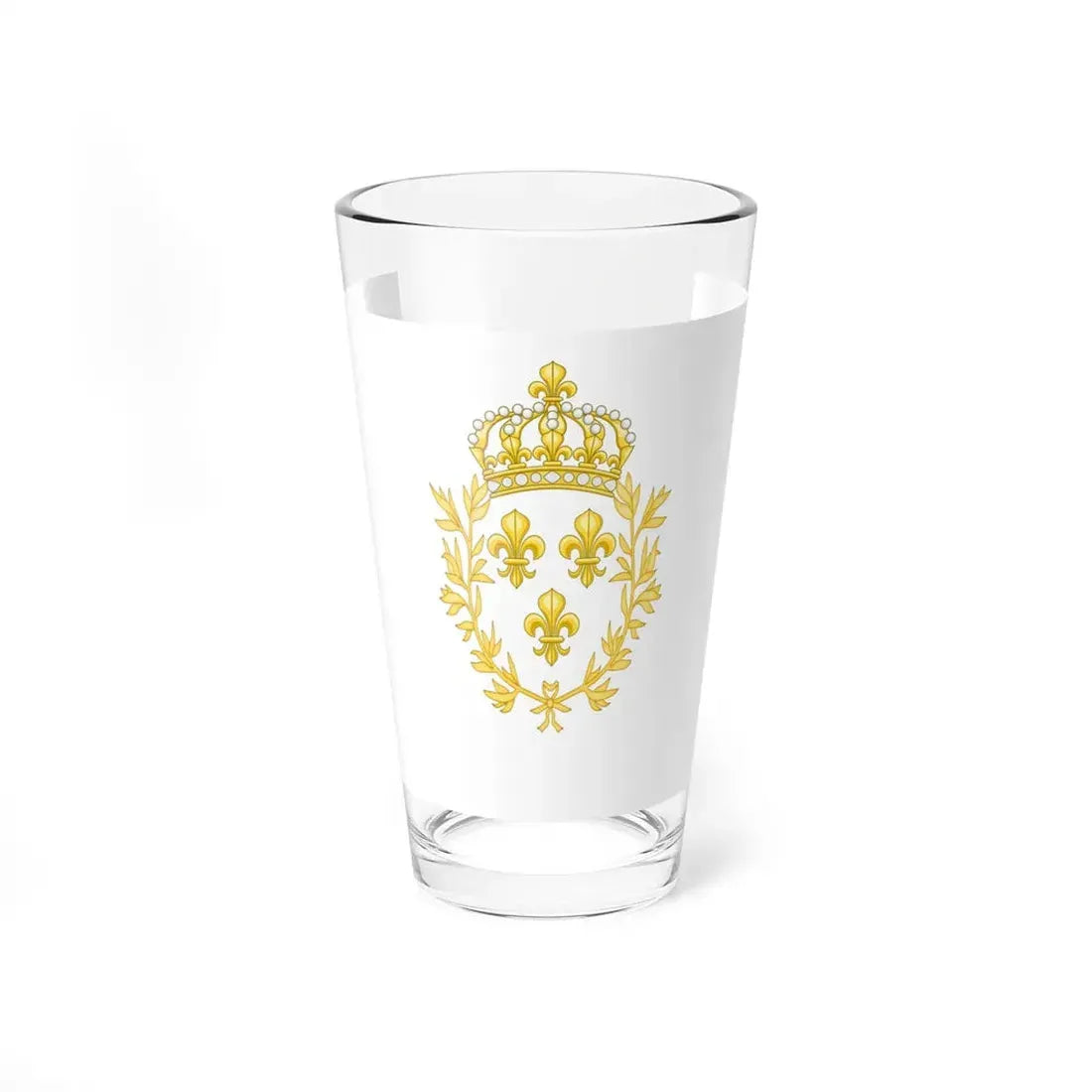 Drapeau du Royaume de France 1814-1830 variante (France) Pint Glass 16oz 16oz - Go Mug Yourself
