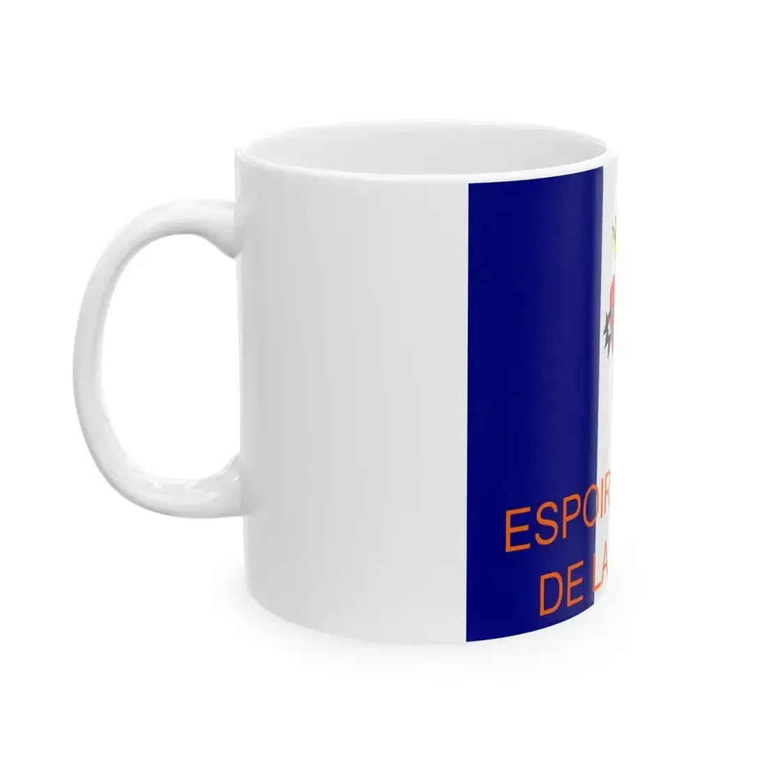 Drapeau esf (France) White Coffee Mug - Go Mug Yourself