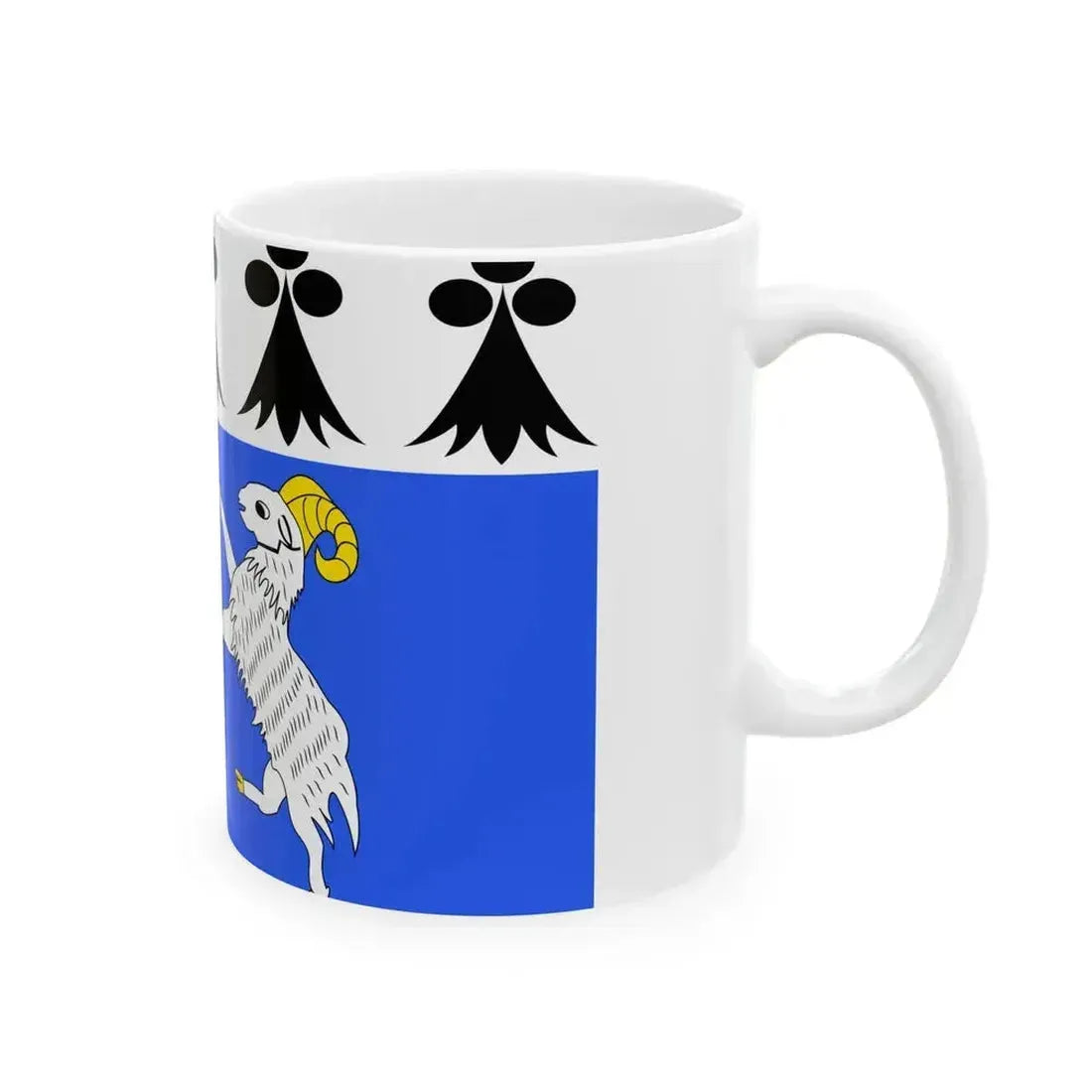Drapeau Finistere (France) White Coffee Mug - Go Mug Yourself