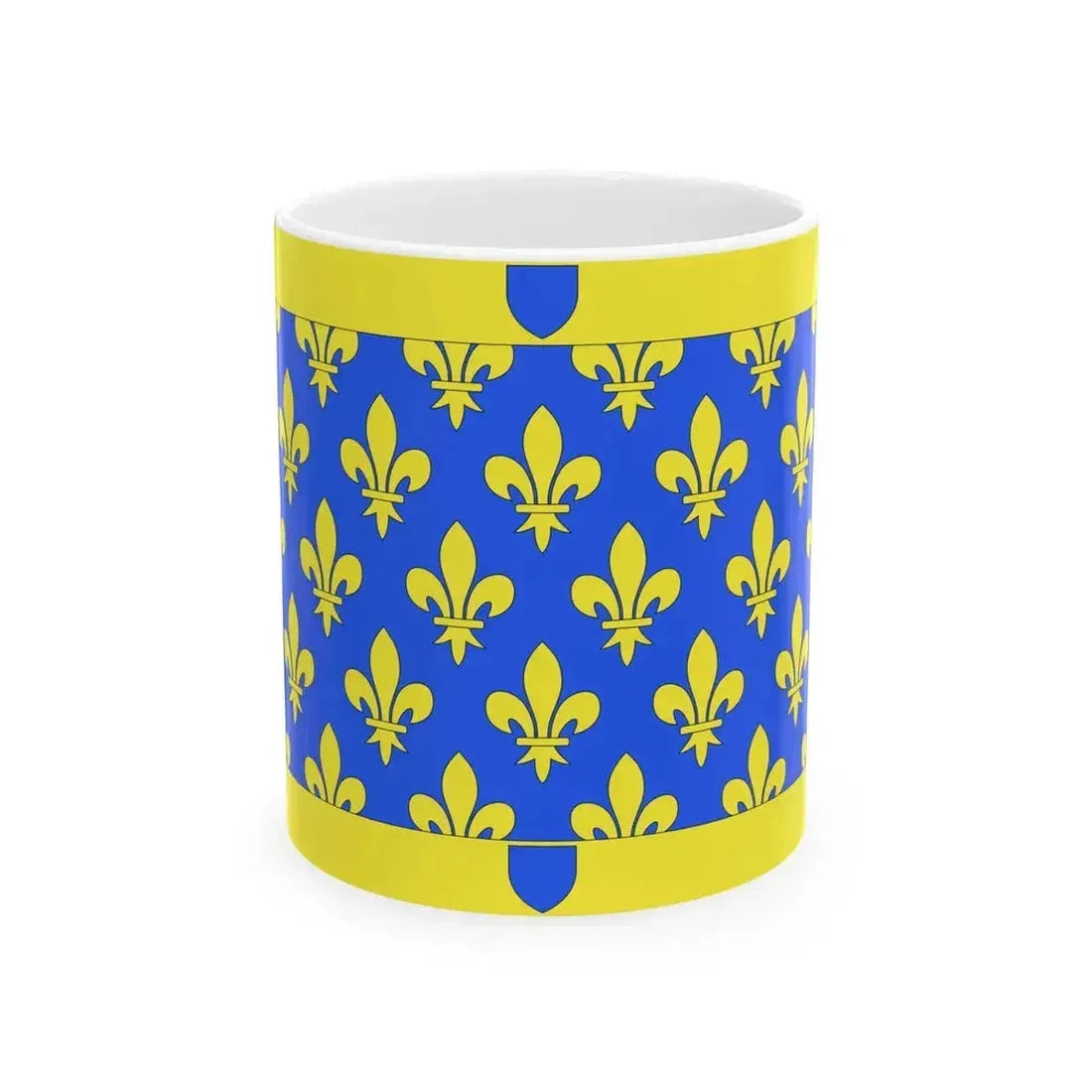 Drapeau fr departement Ardeche (France) White Coffee Mug 11oz - Go Mug Yourself