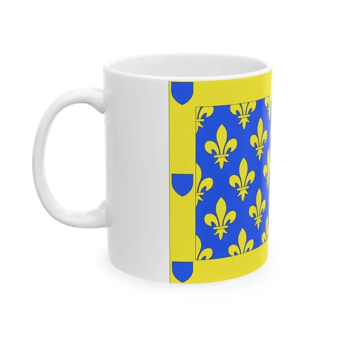 Drapeau fr departement Ardeche (France) White Coffee Mug - Go Mug Yourself