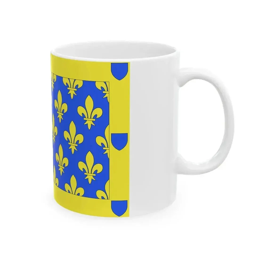 Drapeau fr departement Ardeche (France) White Coffee Mug - Go Mug Yourself