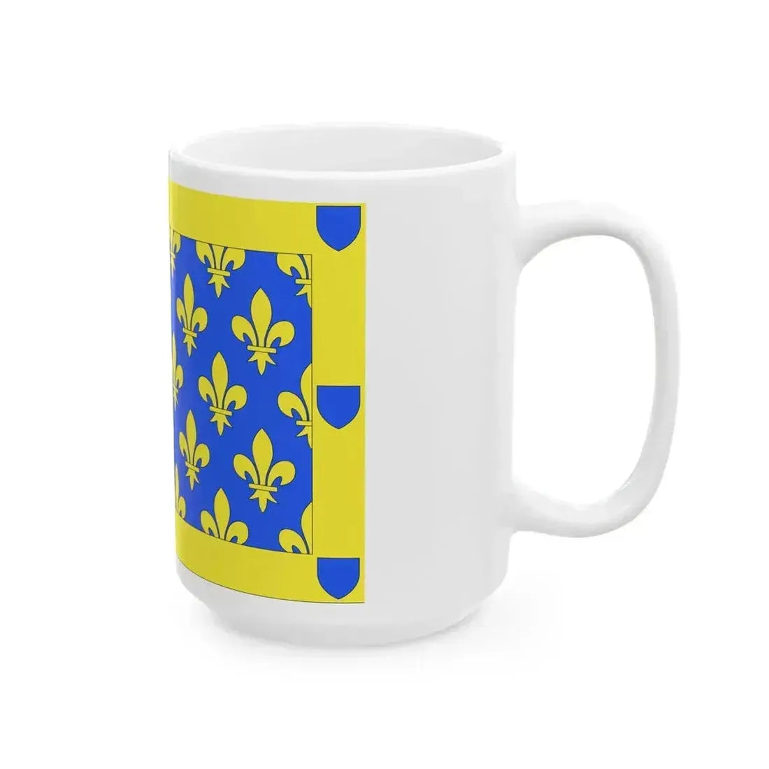 Drapeau fr departement Ardeche (France) White Coffee Mug - Go Mug Yourself
