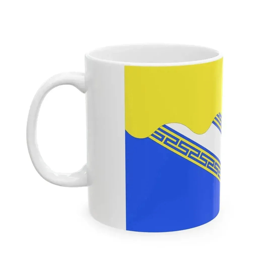 Drapeau fr departement Aube (France) White Coffee Mug - Go Mug Yourself