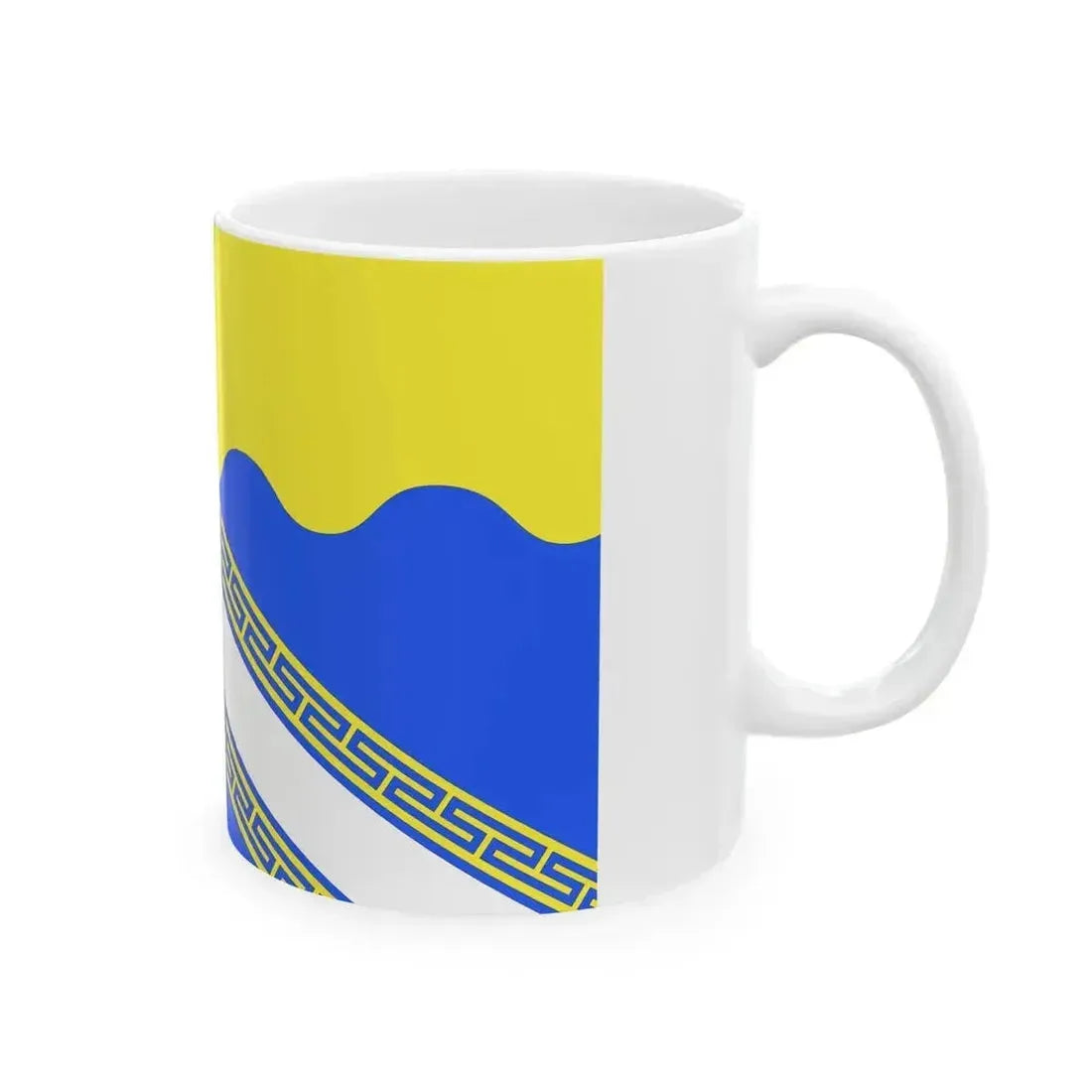 Drapeau fr departement Aube (France) White Coffee Mug - Go Mug Yourself