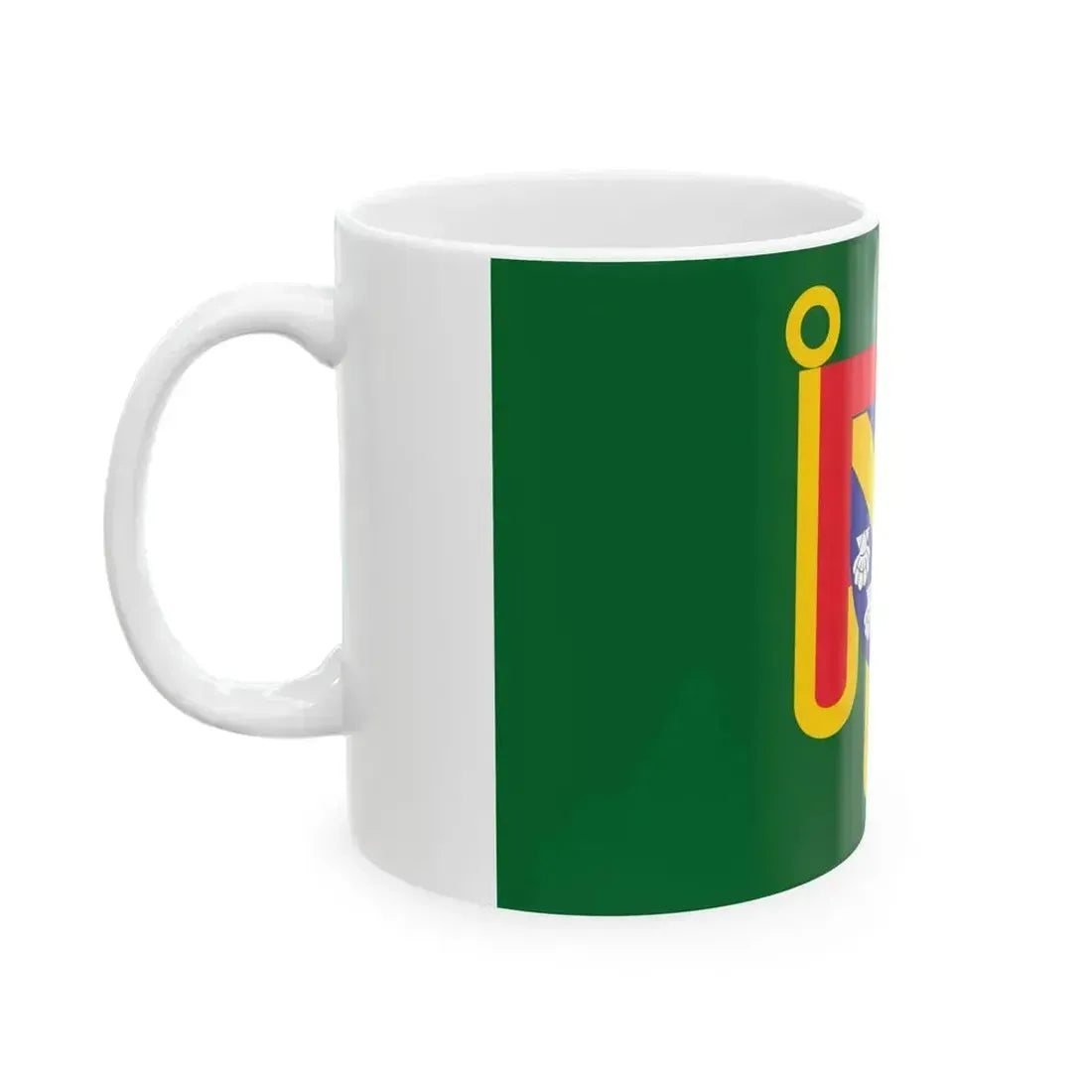 Drapeau fr departement Cantal (France) White Coffee Mug - Go Mug Yourself