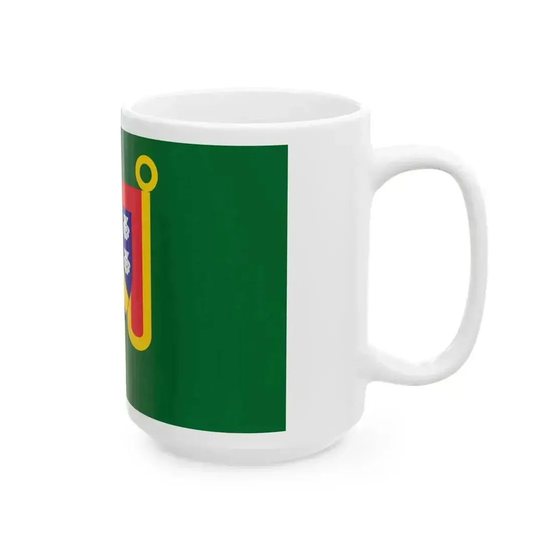 Drapeau fr departement Cantal (France) White Coffee Mug - Go Mug Yourself