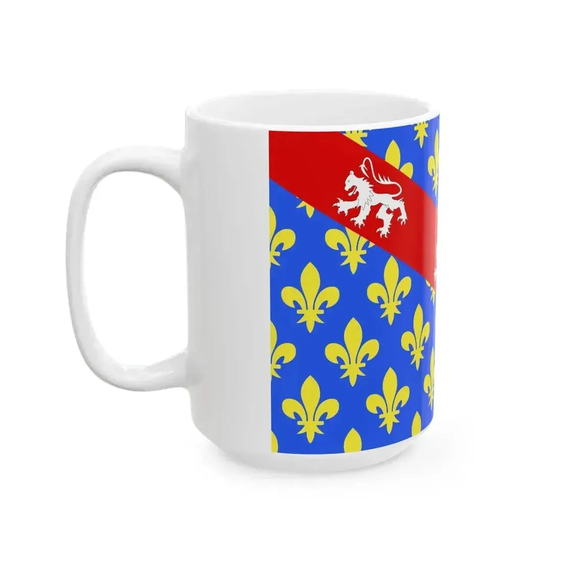 Drapeau fr departement Creuse (France) White Coffee Mug - Go Mug Yourself
