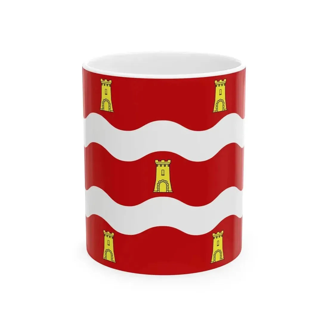 Drapeau fr departement Deux-Sevres (France) White Coffee Mug 11oz - Go Mug Yourself