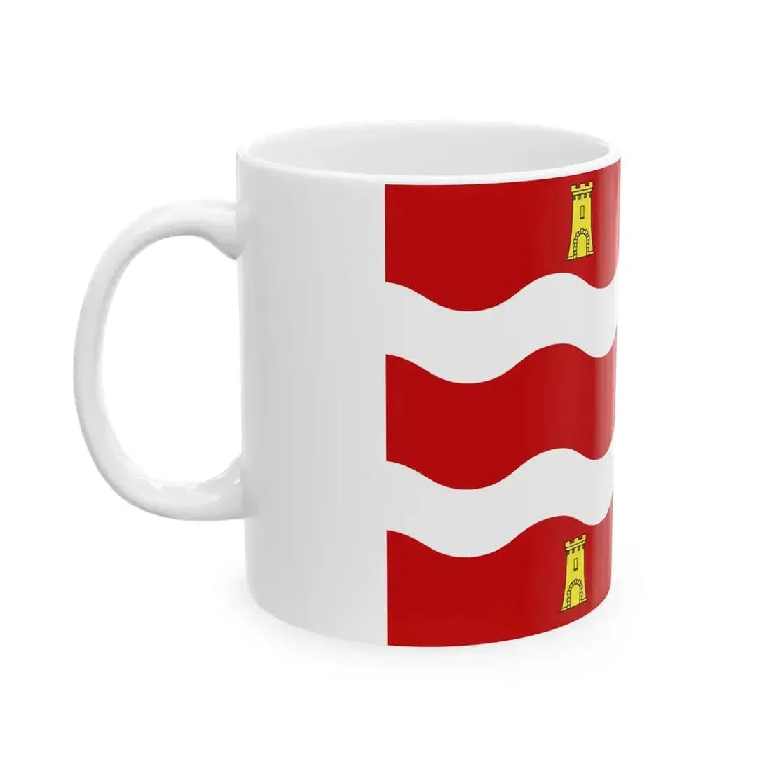 Drapeau fr departement Deux-Sevres (France) White Coffee Mug - Go Mug Yourself