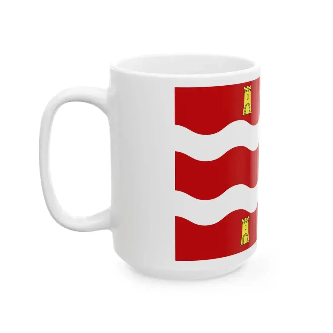 Drapeau fr departement Deux-Sevres (France) White Coffee Mug - Go Mug Yourself