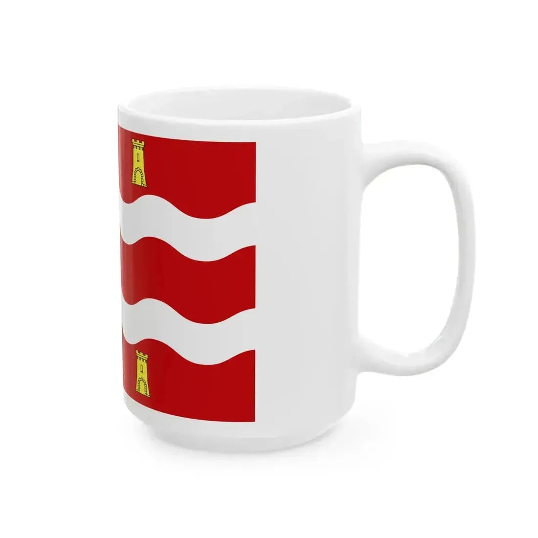 Drapeau fr departement Deux-Sevres (France) White Coffee Mug - Go Mug Yourself