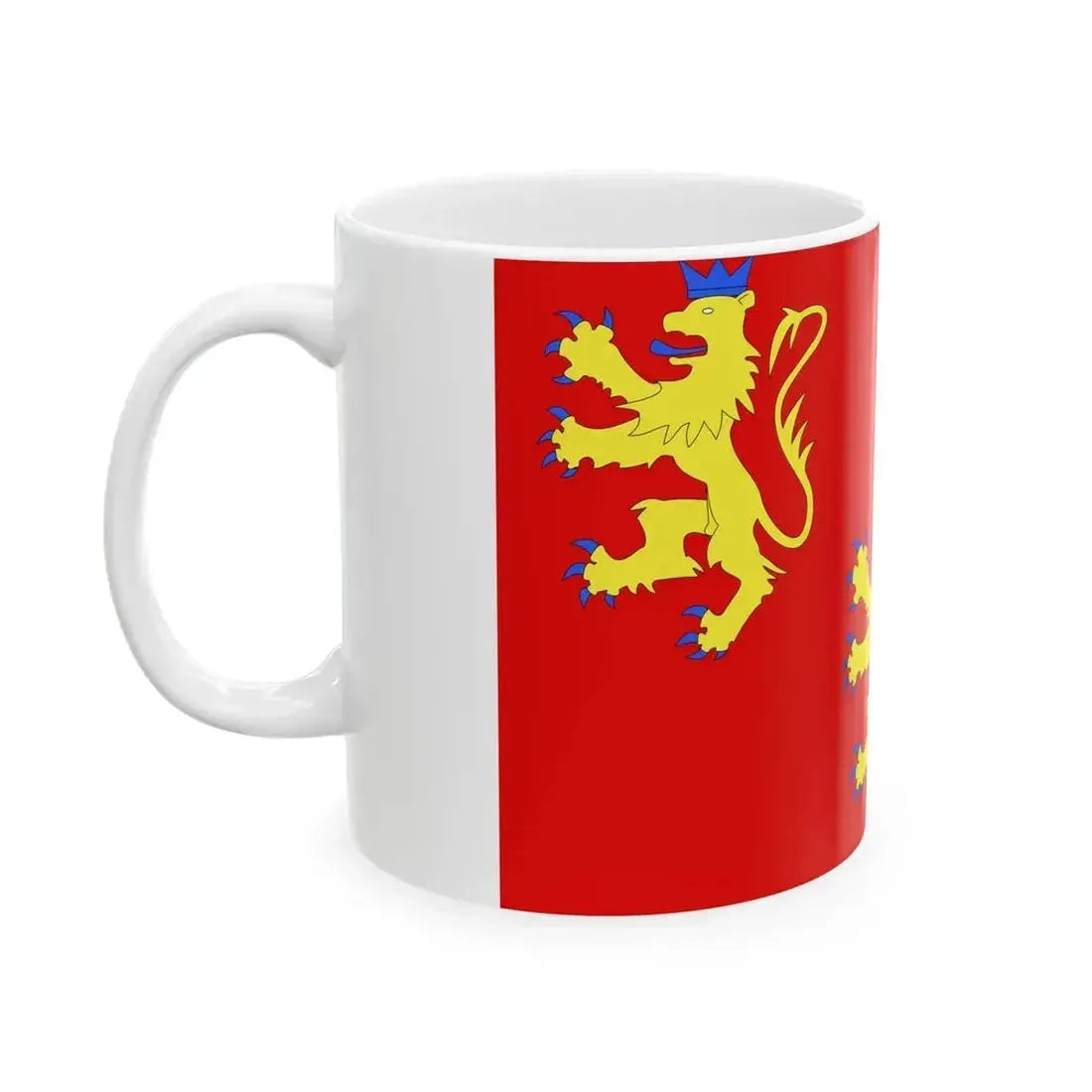 Drapeau fr departement Dordogne (France) White Coffee Mug - Go Mug Yourself