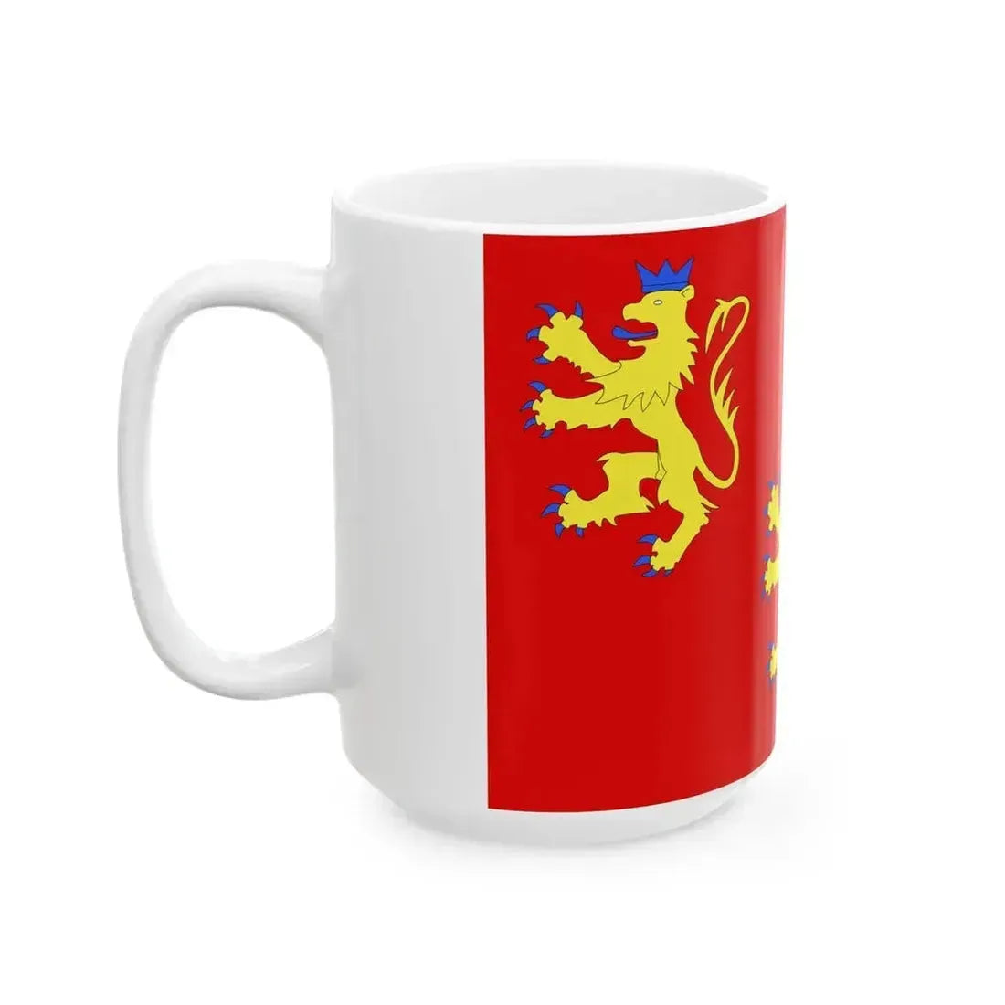 Drapeau fr departement Dordogne (France) White Coffee Mug - Go Mug Yourself