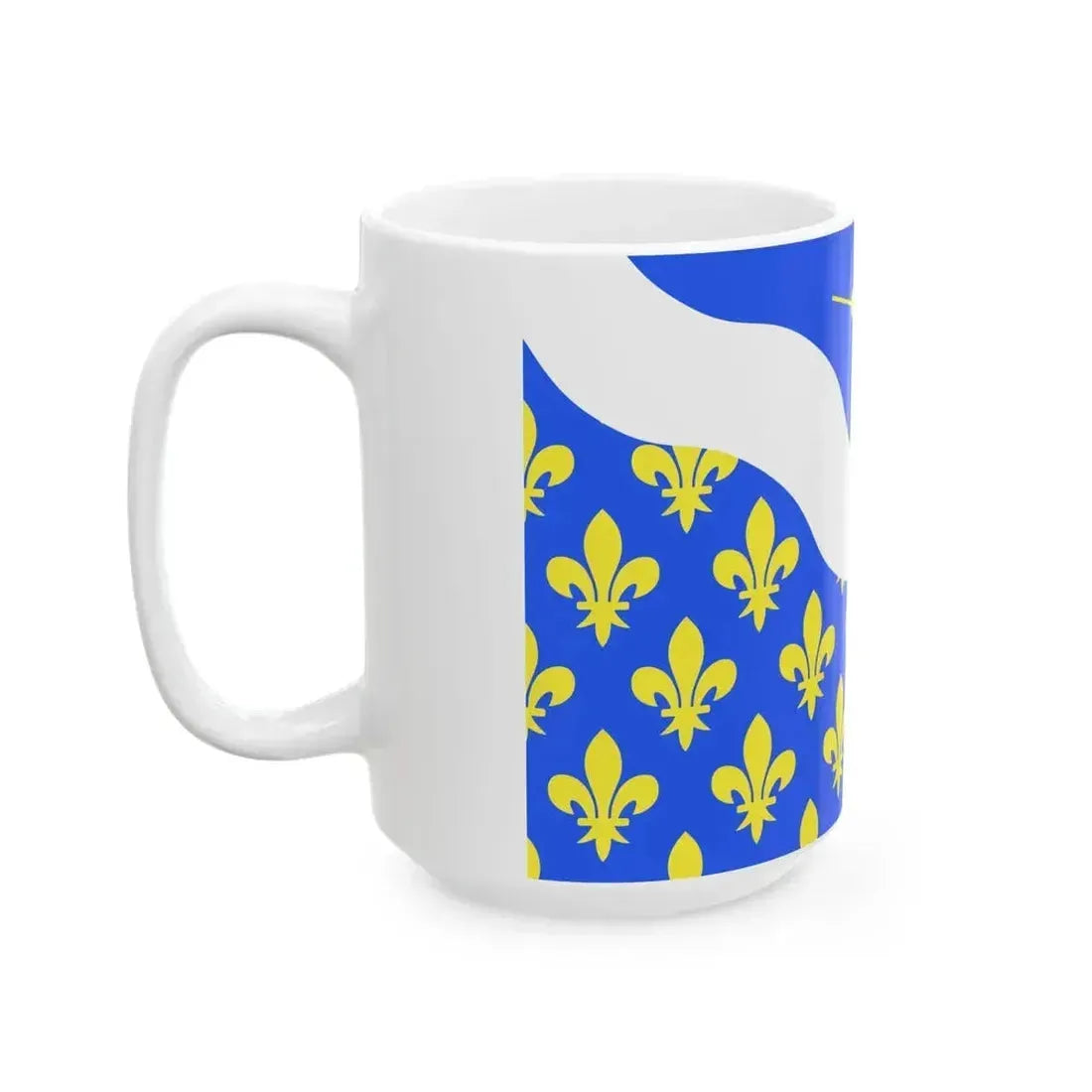 Drapeau fr departement Essonne (France) White Coffee Mug - Go Mug Yourself