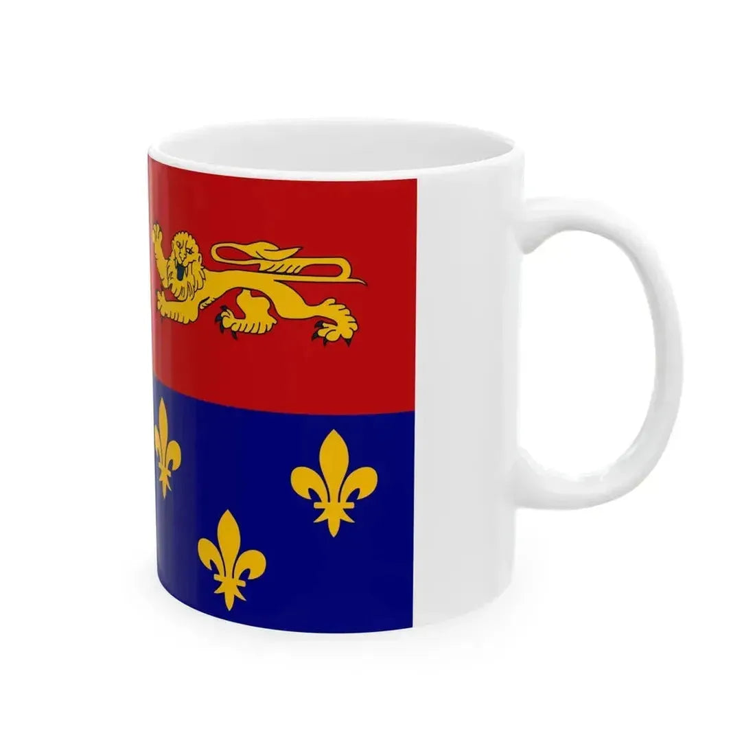 Drapeau fr departement Landes (France) White Coffee Mug - Go Mug Yourself