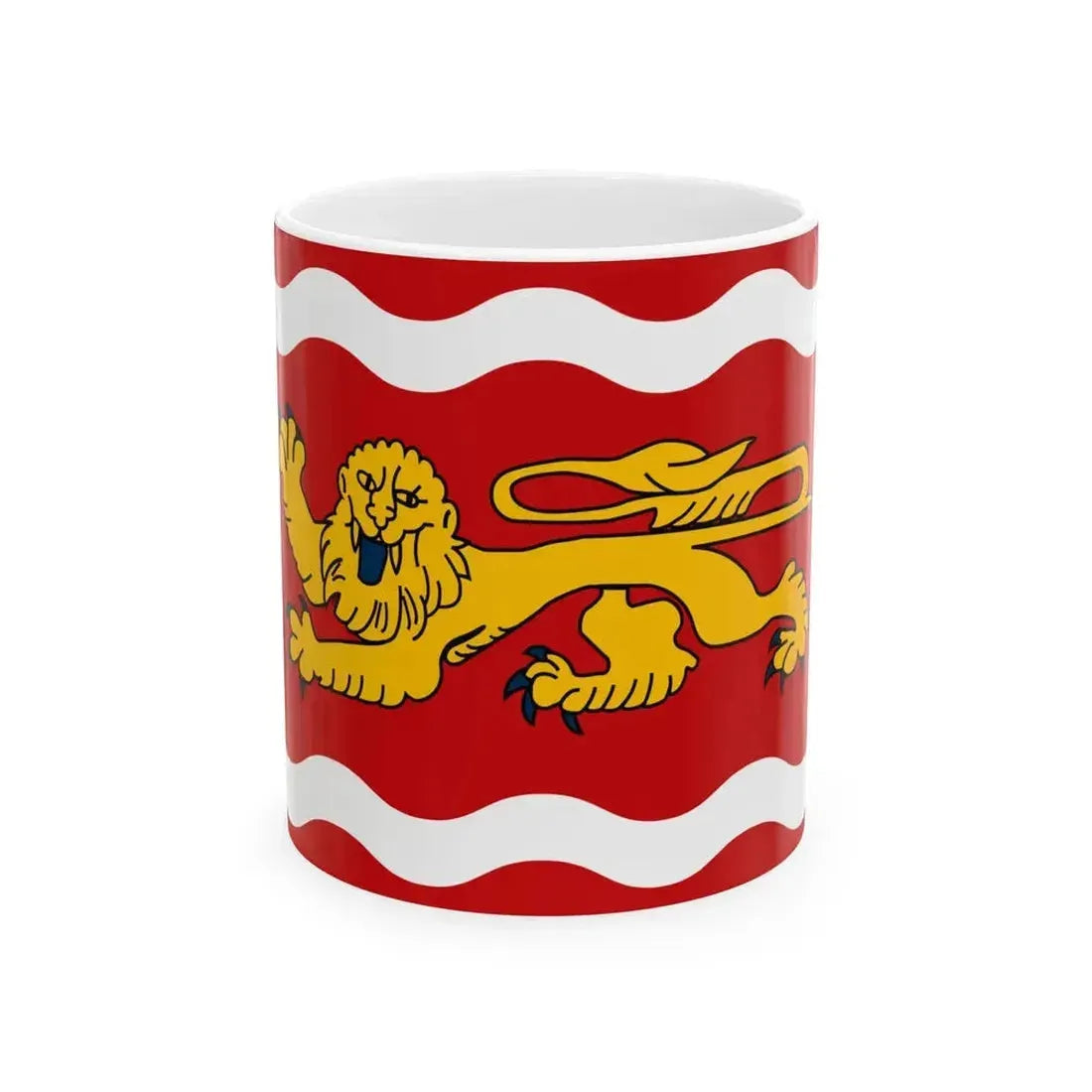 Drapeau fr departement Lot-et-Garonne (France) White Coffee Mug 11oz - Go Mug Yourself