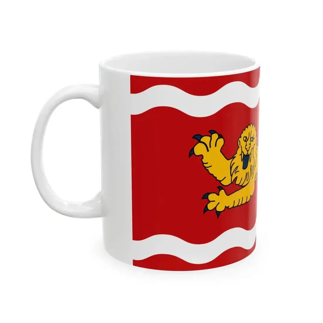 Drapeau fr departement Lot-et-Garonne (France) White Coffee Mug - Go Mug Yourself