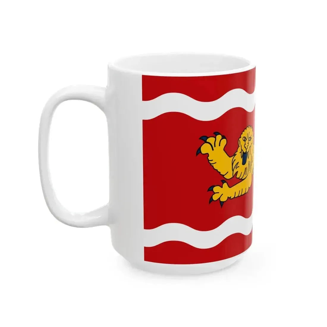 Drapeau fr departement Lot-et-Garonne (France) White Coffee Mug - Go Mug Yourself