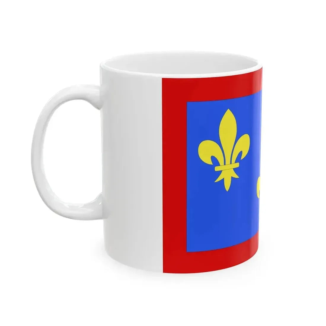 Drapeau fr departement Maine-et-Loire (France) White Coffee Mug - Go Mug Yourself