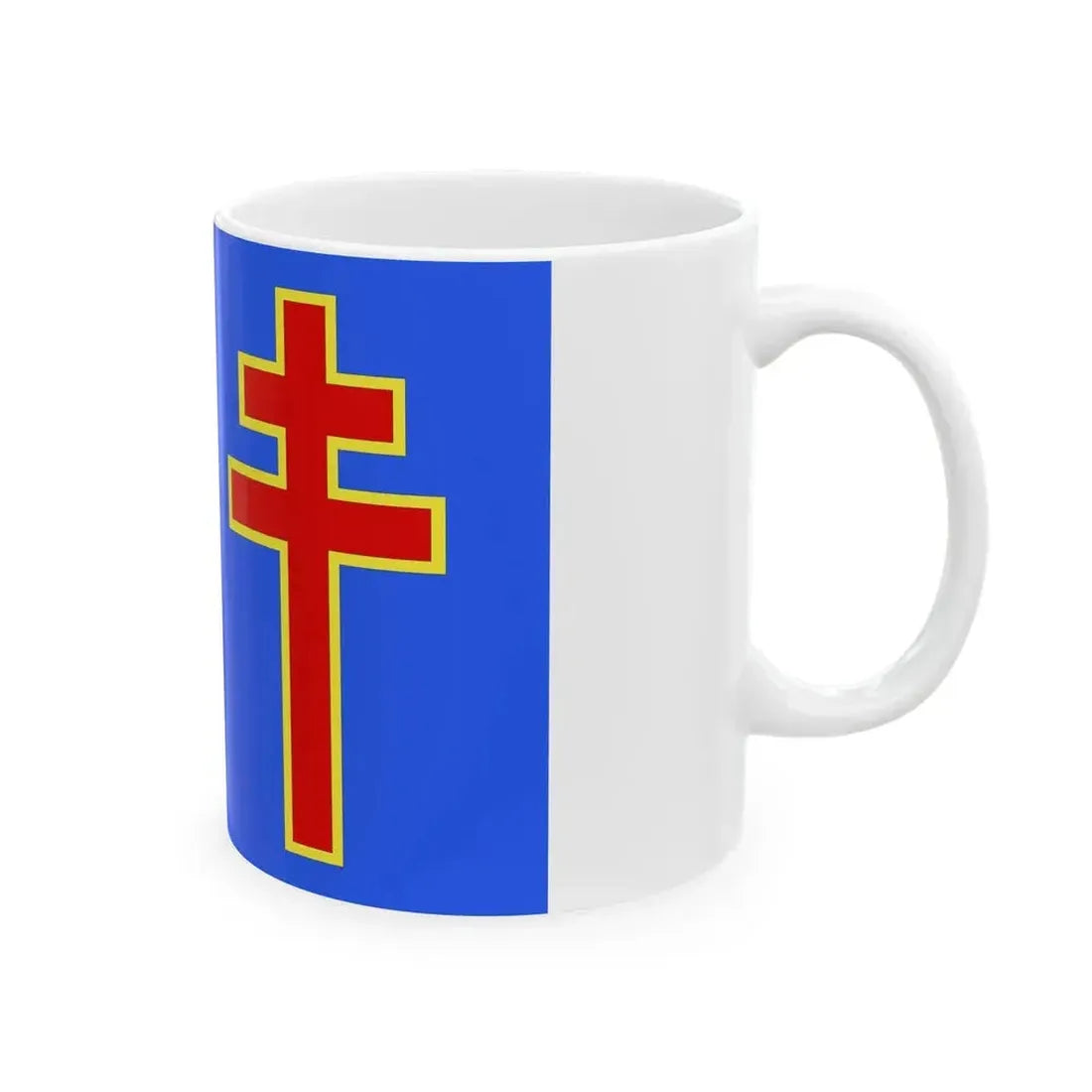 Drapeau fr departement Maine-et-Loire (France) White Coffee Mug - Go Mug Yourself