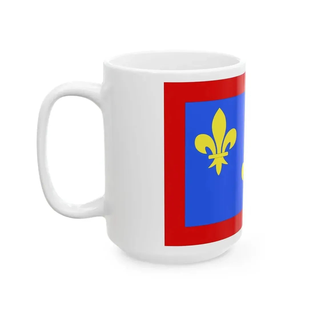 Drapeau fr departement Maine-et-Loire (France) White Coffee Mug - Go Mug Yourself