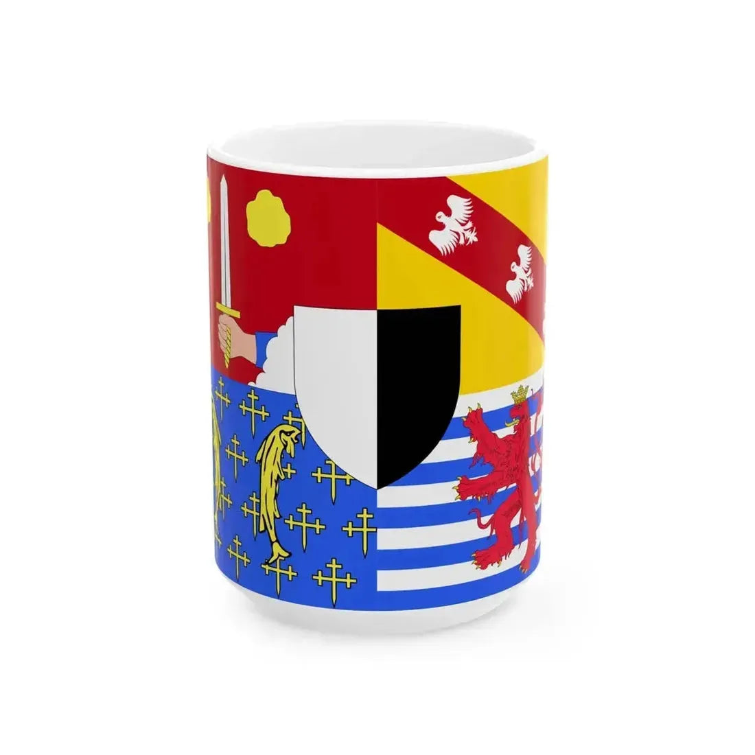 Drapeau fr departement Moselle (France) White Coffee Mug 15oz - Go Mug Yourself