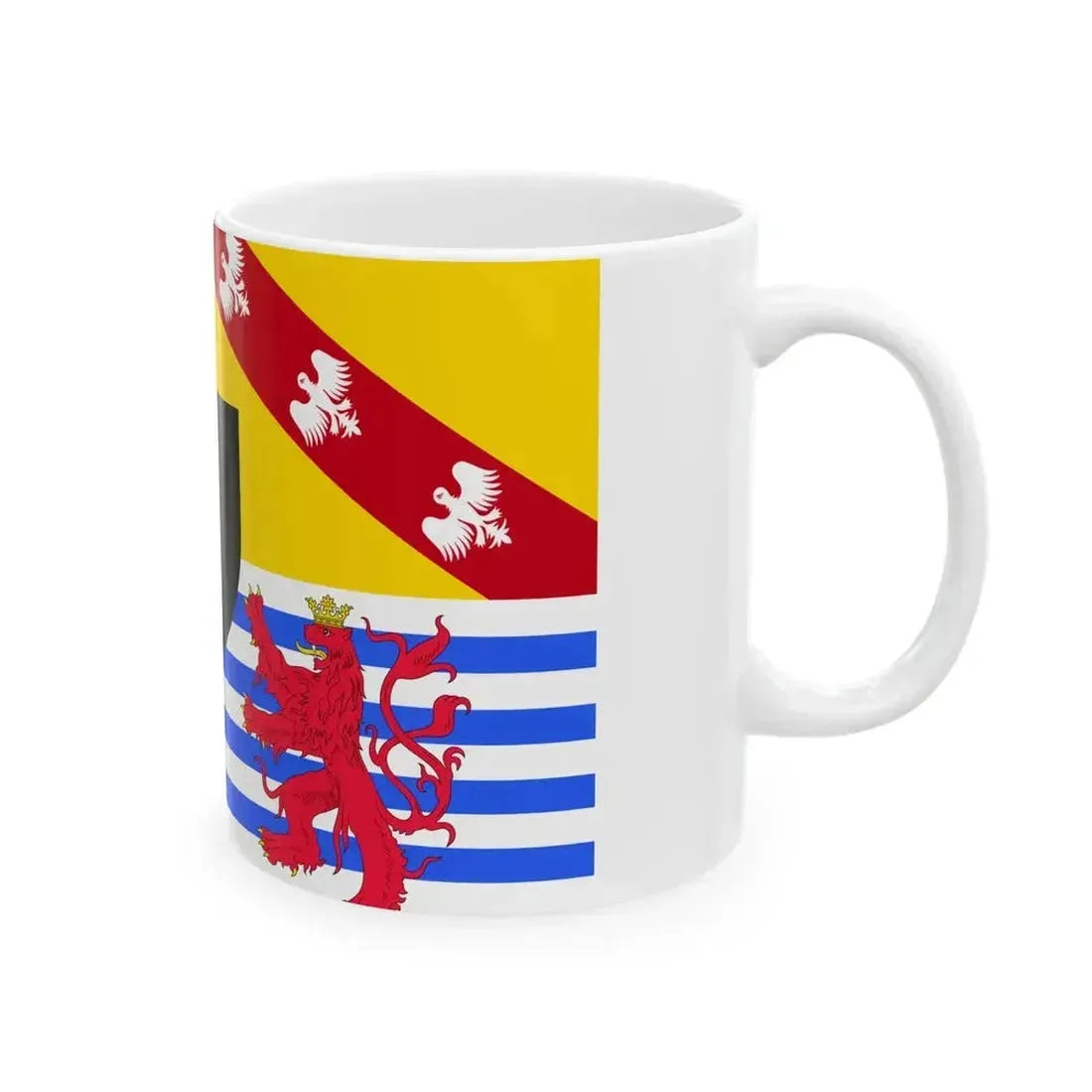 Drapeau fr departement Moselle (France) White Coffee Mug - Go Mug Yourself