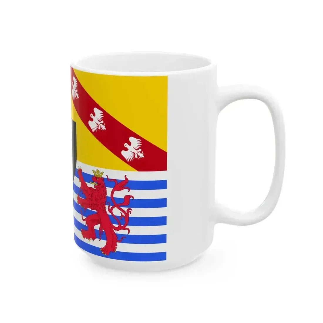 Drapeau fr departement Moselle (France) White Coffee Mug - Go Mug Yourself