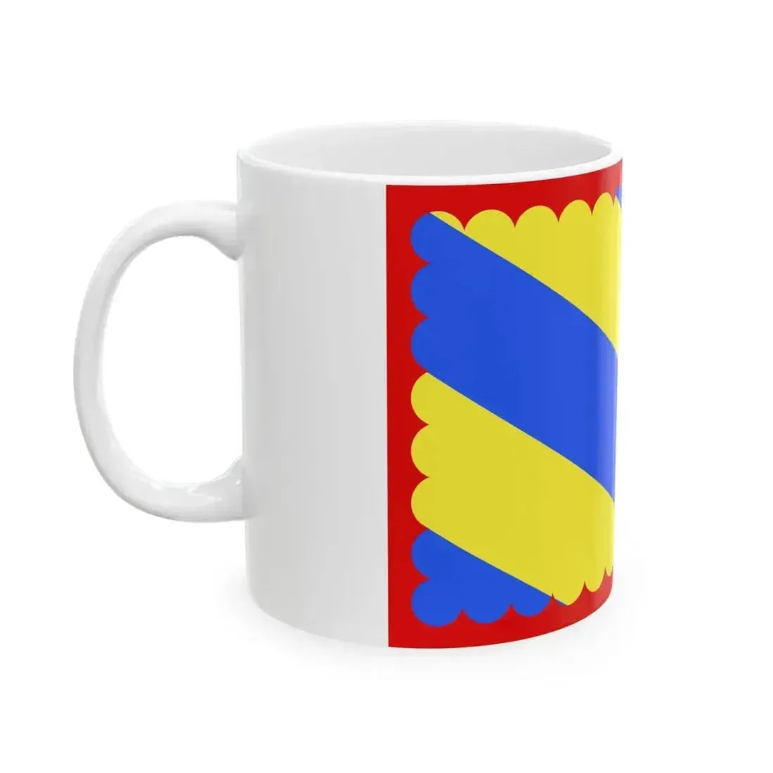 Drapeau fr departement Nievre (France) White Coffee Mug - Go Mug Yourself