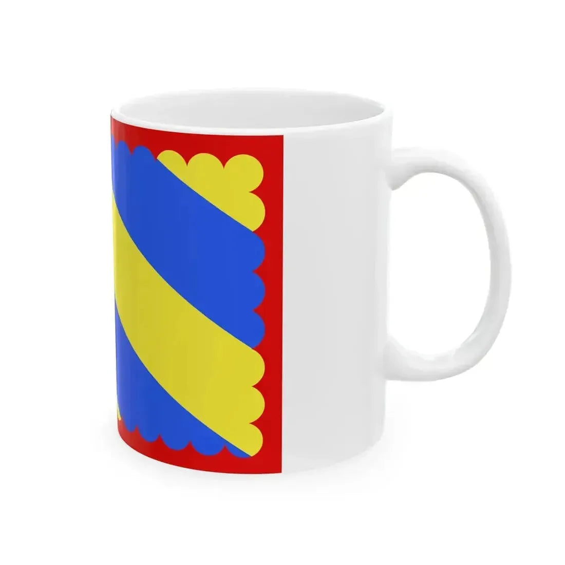 Drapeau fr departement Nievre (France) White Coffee Mug - Go Mug Yourself