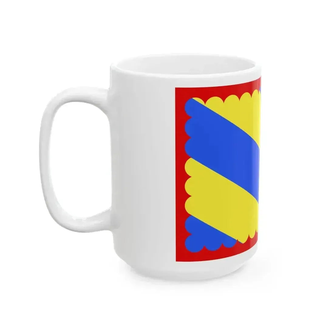 Drapeau fr departement Nievre (France) White Coffee Mug - Go Mug Yourself