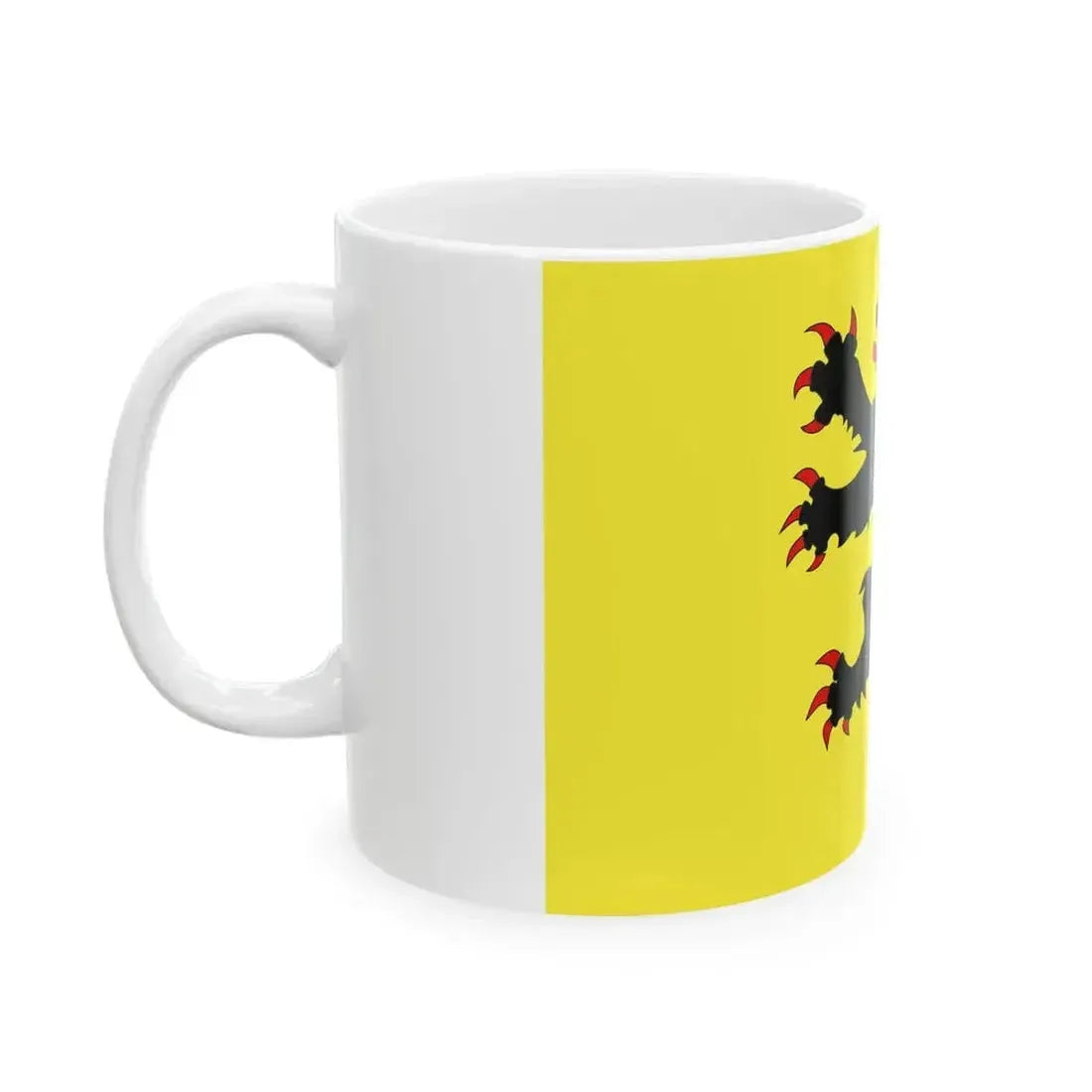Drapeau fr departement Nord (France) White Coffee Mug - Go Mug Yourself