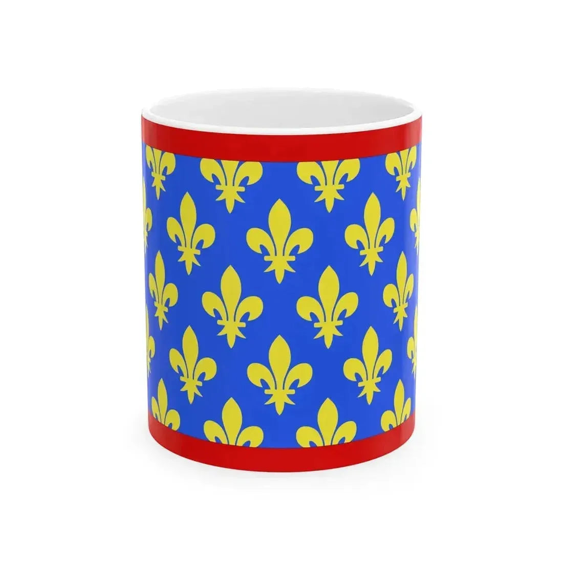 Drapeau fr departement Sarthe (France) White Coffee Mug 11oz - Go Mug Yourself