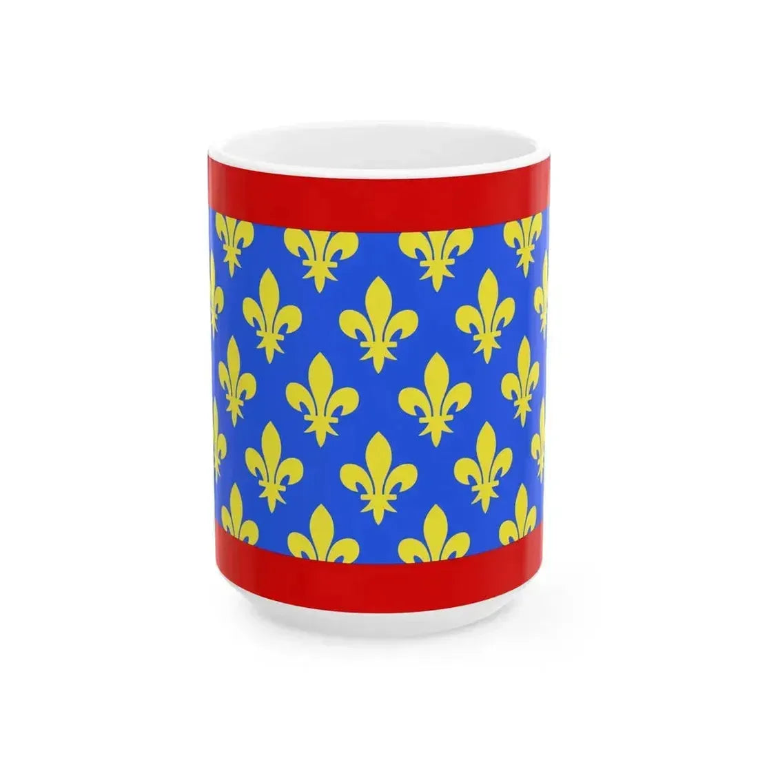Drapeau fr departement Sarthe (France) White Coffee Mug 15oz - Go Mug Yourself