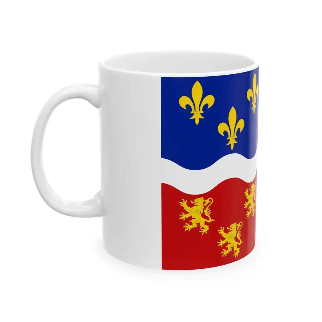 Drapeau fr departement Somme (France) White Coffee Mug - Go Mug Yourself