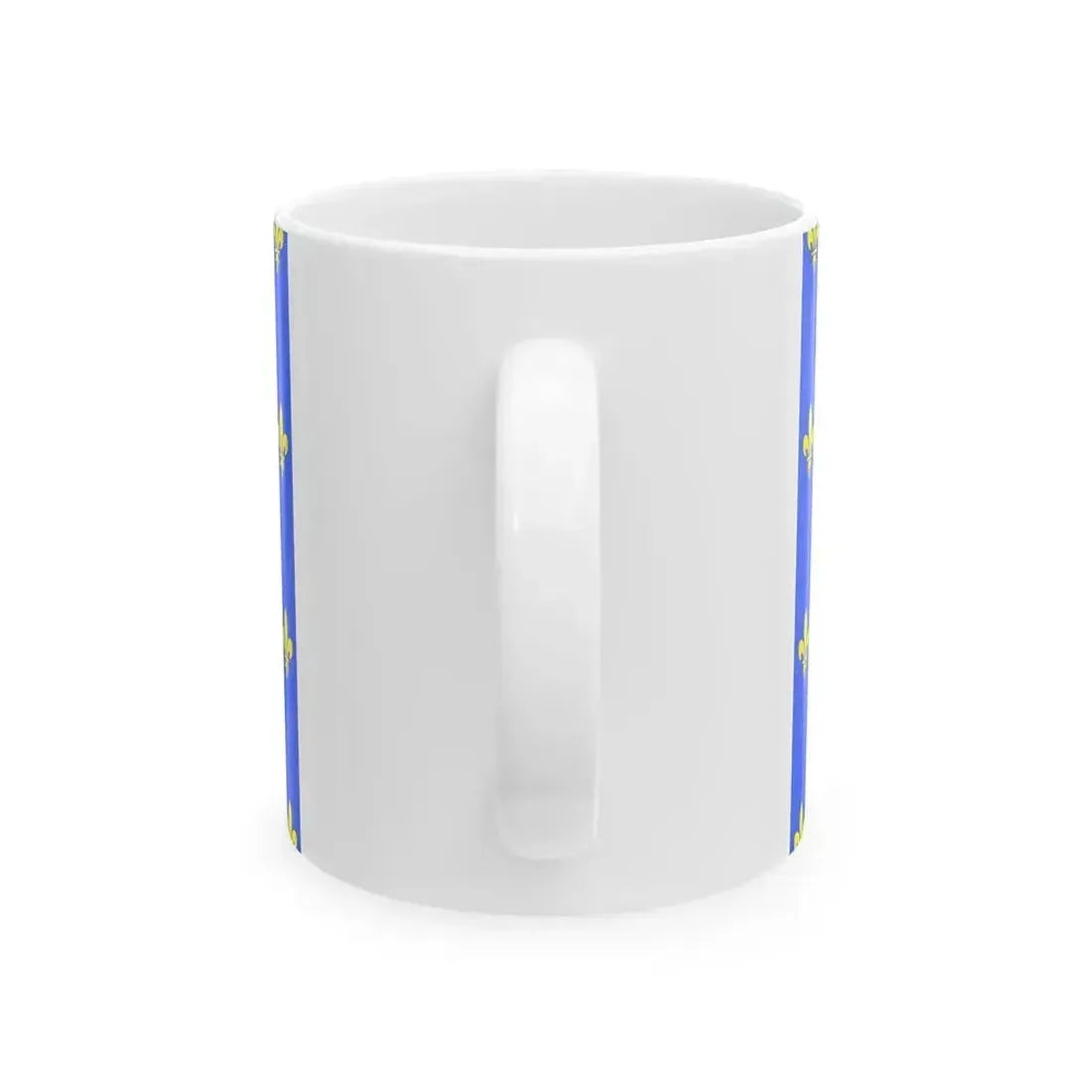 Drapeau fr departement Val-dOise (France) White Coffee Mug - Go Mug Yourself
