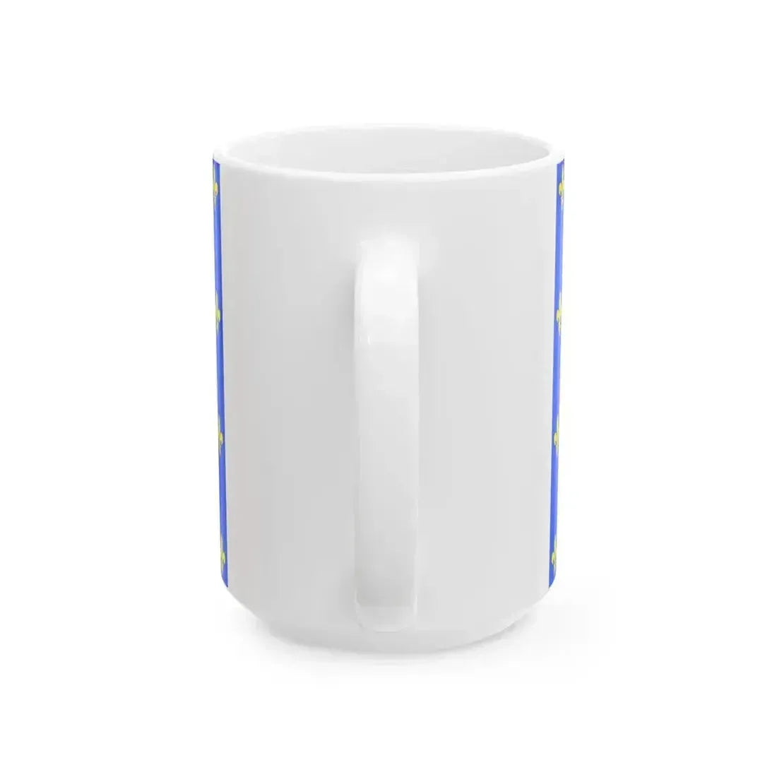 Drapeau fr departement Val-dOise (France) White Coffee Mug - Go Mug Yourself