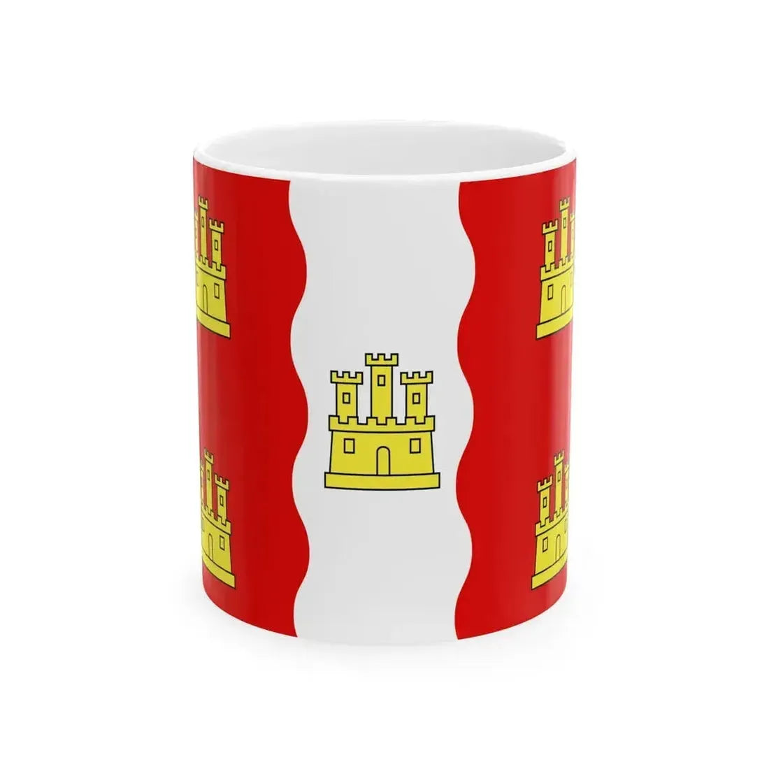 Drapeau fr departement Vienne (France) White Coffee Mug 11oz - Go Mug Yourself