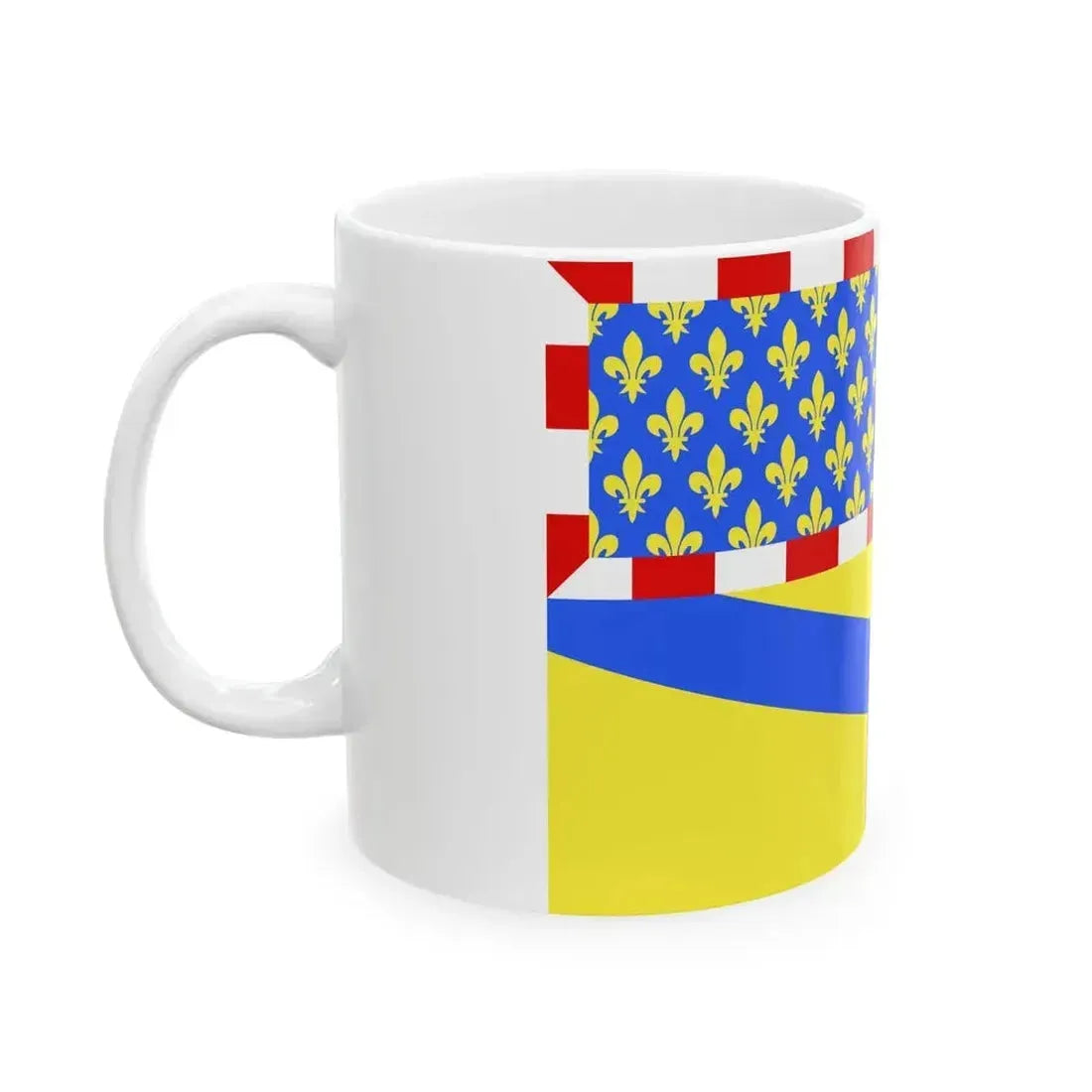 Drapeau fr departement Yonne (France) White Coffee Mug - Go Mug Yourself