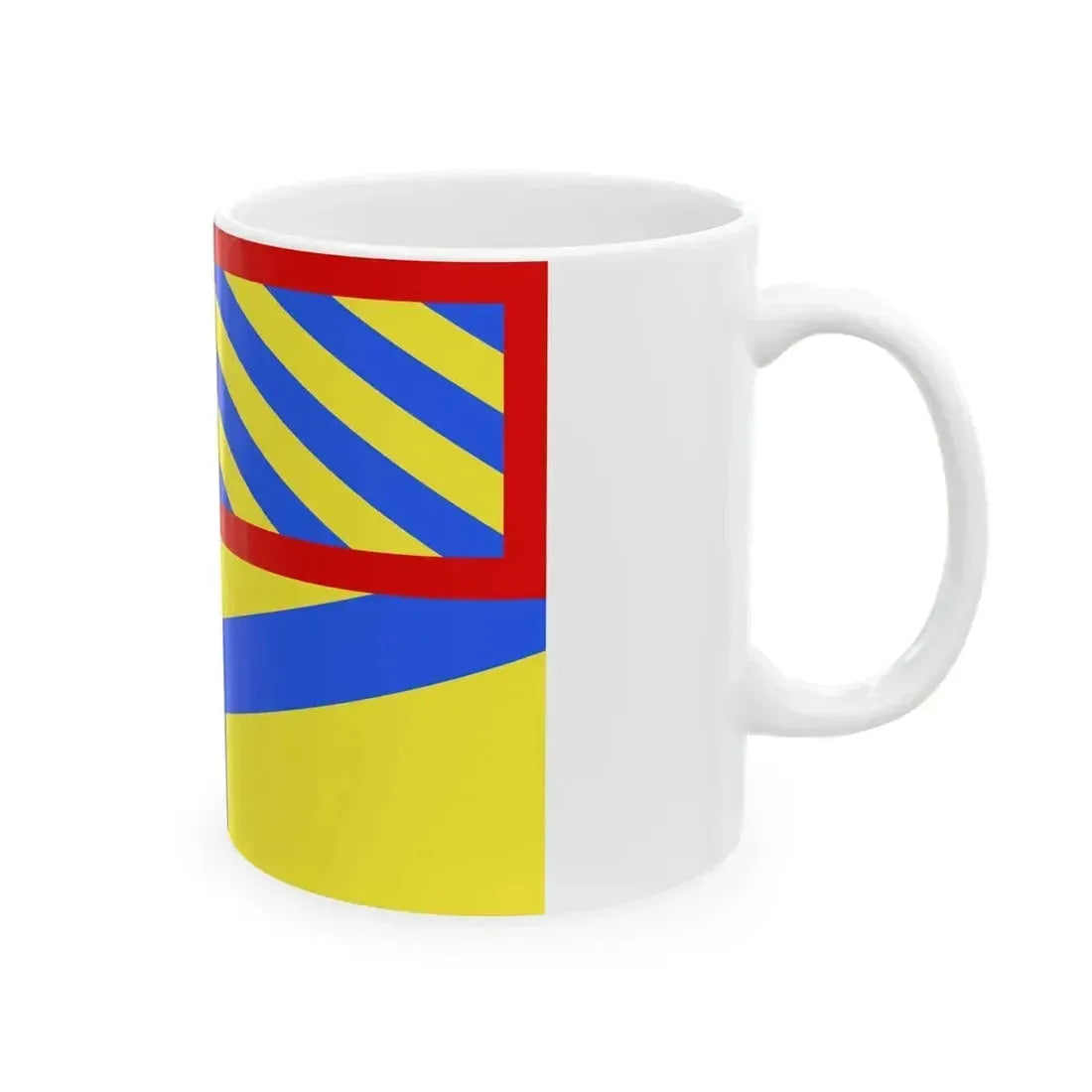 Drapeau fr departement Yonne (France) White Coffee Mug - Go Mug Yourself