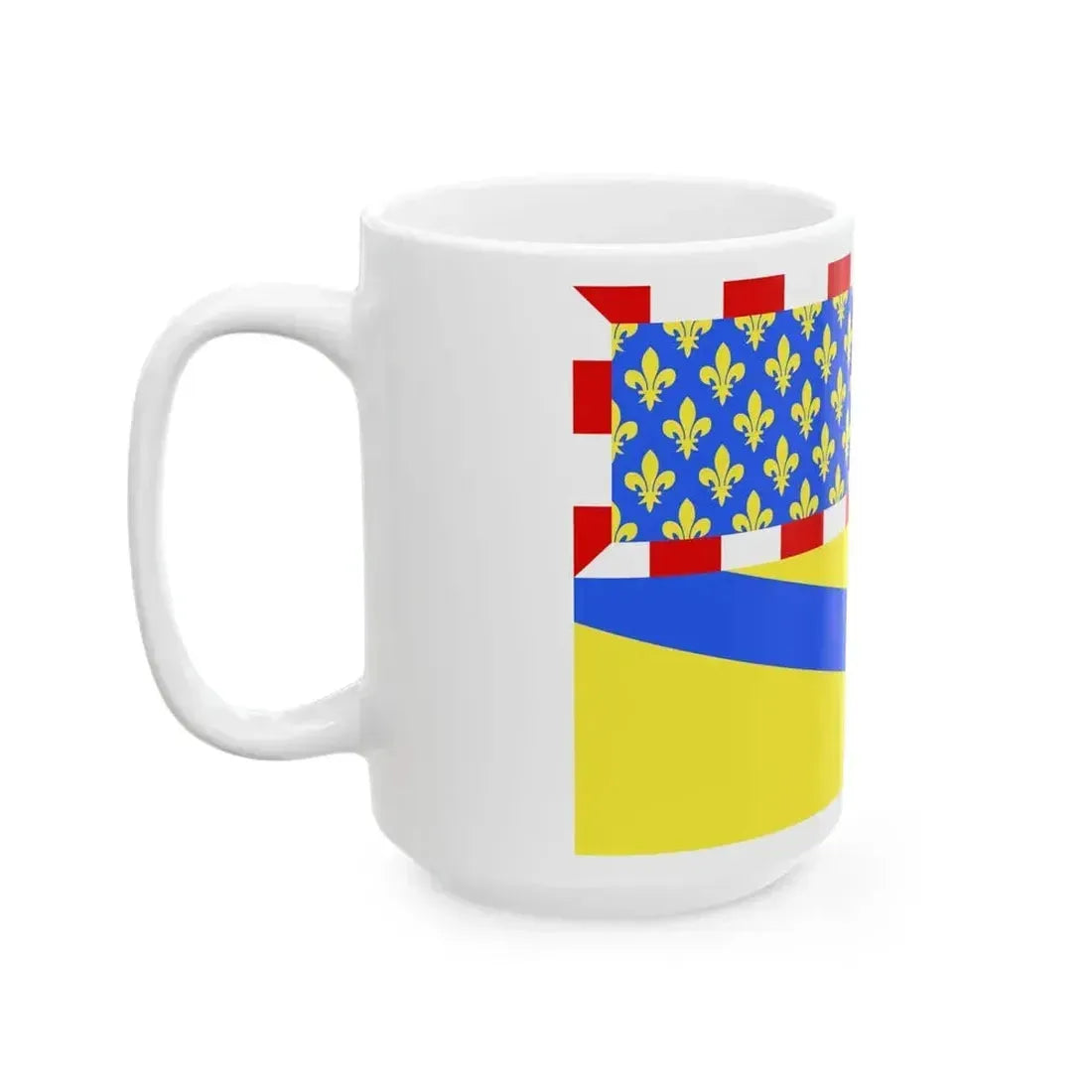 Drapeau fr departement Yonne (France) White Coffee Mug - Go Mug Yourself